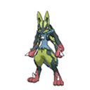 Shiny Lucario Mega sprite