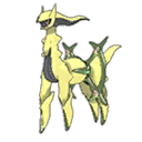 Shiny Arceus Bug sprite