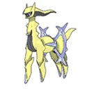 Shiny Arceus Flying sprite