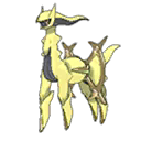 Shiny Arceus Rock sprite