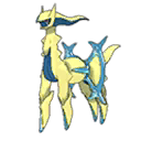 Shiny Arceus Water sprite