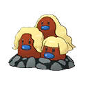 Shiny Dugtrio Alola sprite