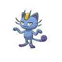 Shiny Meowth Alola sprite