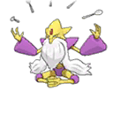 Shiny Alakazam Mega sprite