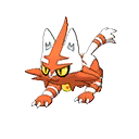 Shiny Torracat sprite
