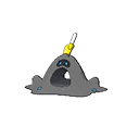 Shiny Sandygast sprite
