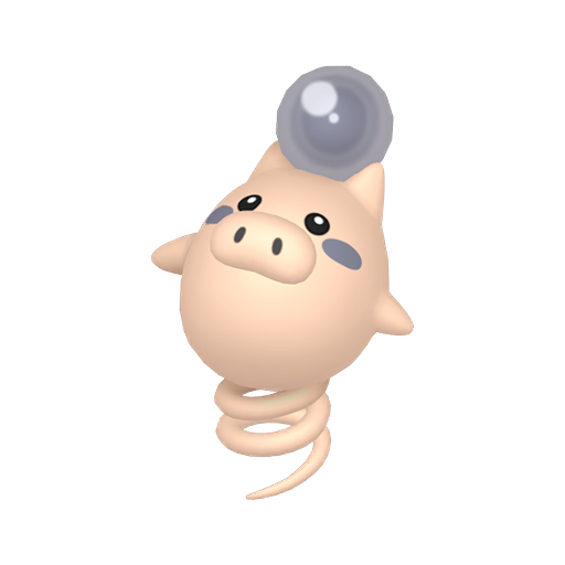 Shiny Spoink sprite