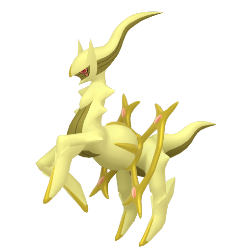 Shiny Arceus Electric sprite