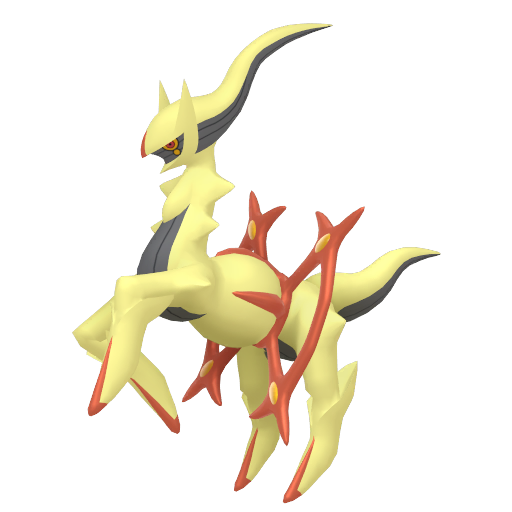 Shiny Arceus Fighting sprite