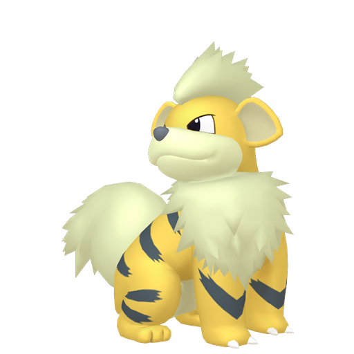 Shiny Growlithe sprite