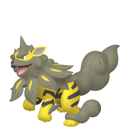 Shiny Hisuian Arcanine in Scarlet & Violet