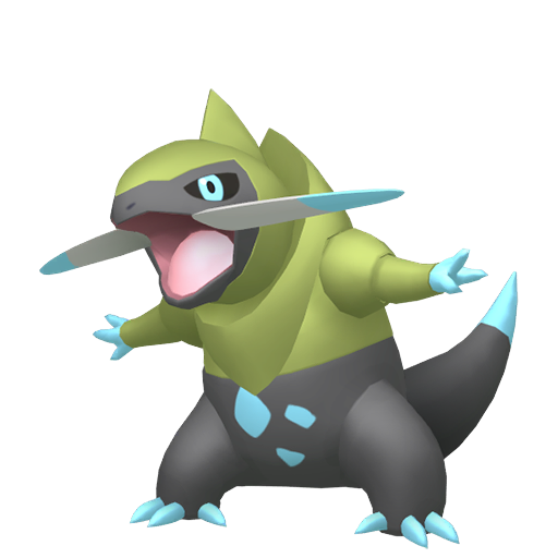 Shiny Fraxure sprite
