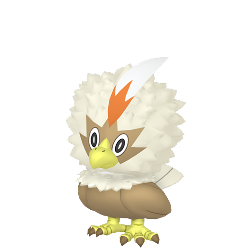 Shiny Rufflet sprite