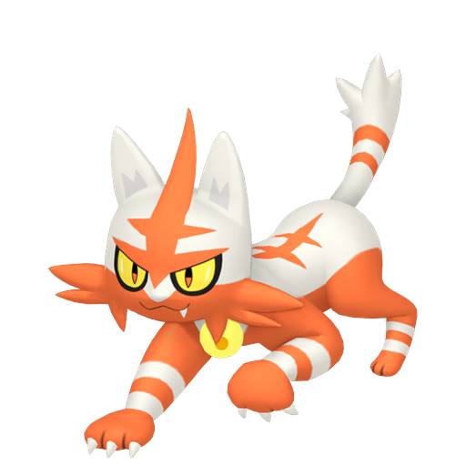 Shiny Torracat sprite