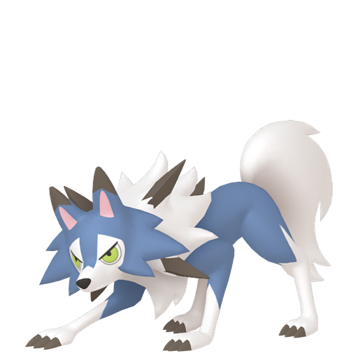 Shiny Midday Lycanroc sprite