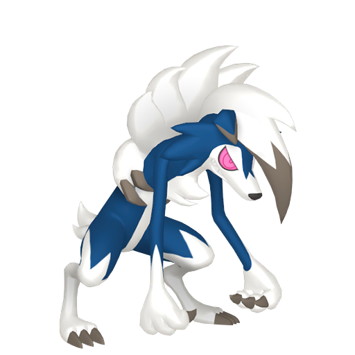 Shiny Midnight Lycanroc sprite