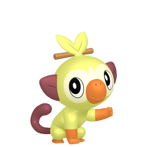 Shiny Grookey sprite
