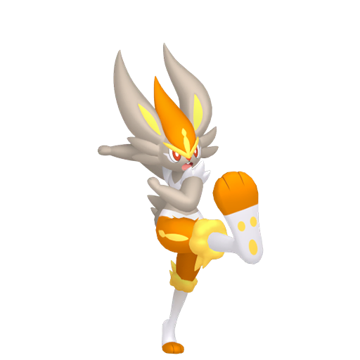 Shiny Cinderace sprite