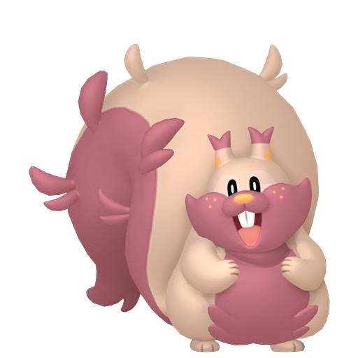 Shiny Greedent sprite