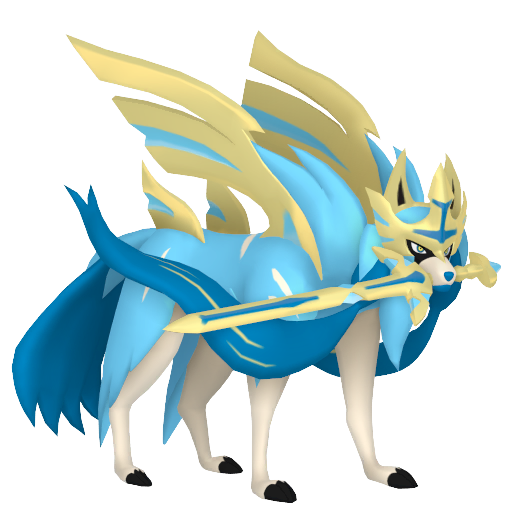 Shiny Zacian Crowned Sword in Scarlet & Violet