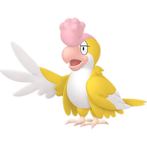 Shiny Yellow Plumage Squawkabilly sprite