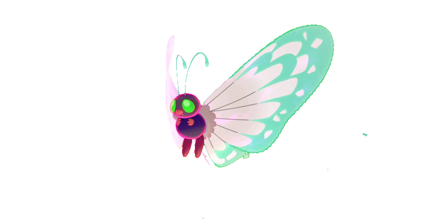 Shiny Butterfree Gigantamax sprite