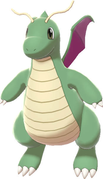 Shiny Dragonite sprite