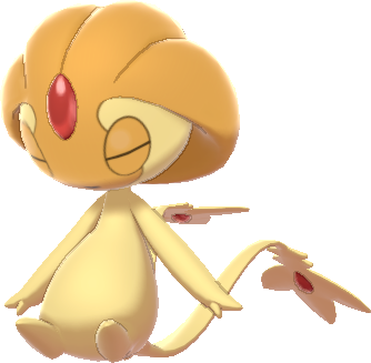 Shiny Uxie sprite