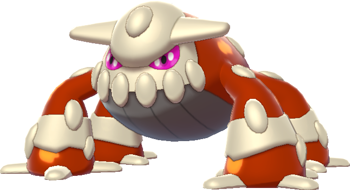 Shiny Heatran in Sword & Shield