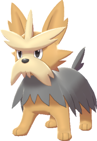 Shiny Herdier sprite