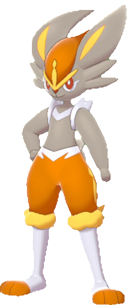 Shiny Cinderace sprite