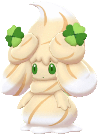 Alcremie Caramel Swirl Clover