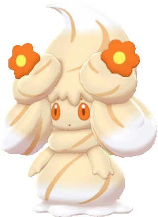 Alcremie Caramel Swirl Flower