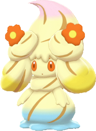 Alcremie Rainbow Swirl Flower