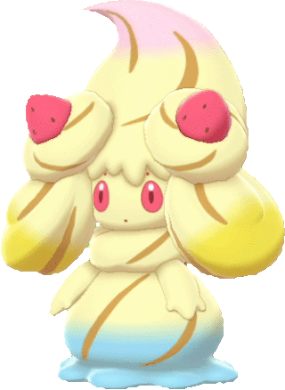 Alcremie Rainbow Swirl Strawberry