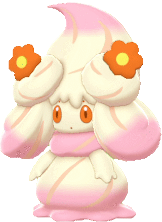 Alcremie Ruby Swirl Flower