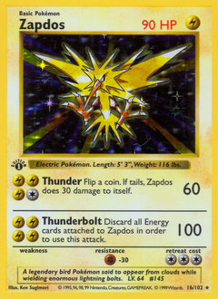 Zapdos - Pokémon TCG Card | Dittobase