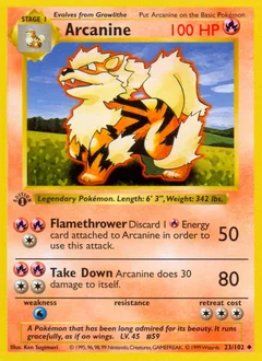 Arcanine - Pokémon TCG Card | Dittobase