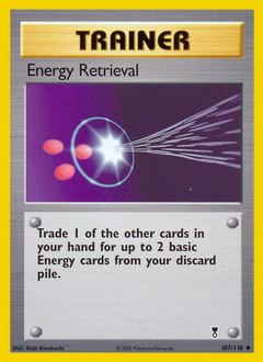1995 pokemon energy cards Energy Retrieval - Pokémon TCG Card