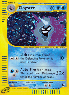 Cloyster - Pokémon TCG Card | Dittobase