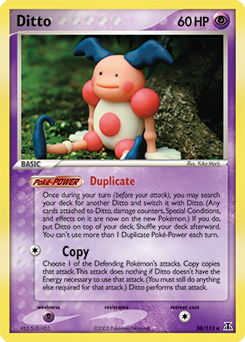 rare ditto pokemon card - Reverse Holofoil Legends Awakened treat it as if it were the same card as the Defending Pokemon How rare is the secret