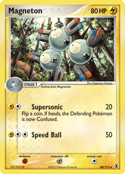 shiny magneton pokemon card {046/193}Magneton (Energy Mirror) Colorless Zap Cannon (80) This Pokmon cant use Zap Cannon during your next turn Shiny Magneton Card - Wisdom