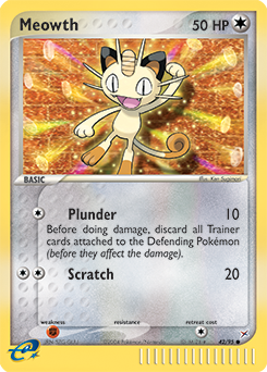 ancient meowth pokemon card Meowth - Pokémon TCG Card