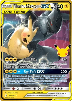 Pikachu & Zekrom-GX
