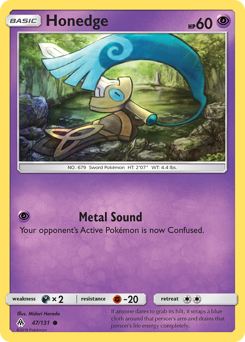 honedge mcdonald's pokemon card Honedge - Pokémon TCG Card