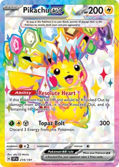 Pikachu ex - Pokémon TCG Card | Dittobase