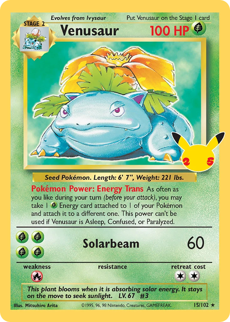 Venusaur - Pokémon TCG Card | Dittobase
