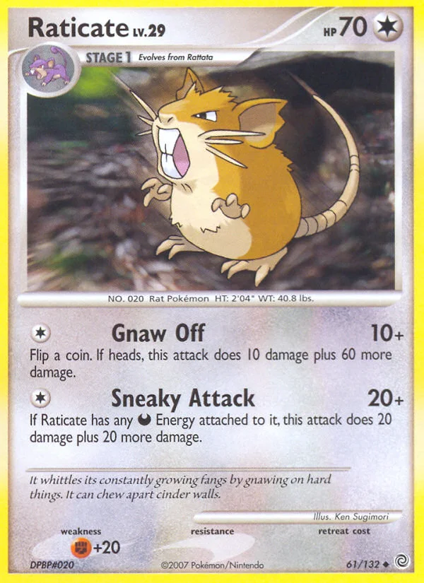 Raticate - Pokémon TCG Card | Dittobase
