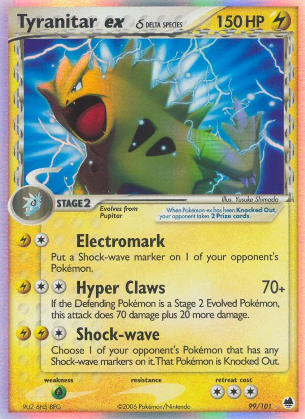 ポケモンカード Tyranitar δ-デルタ種 Tyranitar ex δ - Pokémon TCG Card | Dittobase