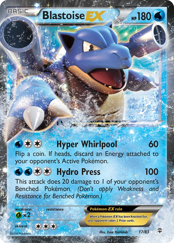 Blastoise-EX - Pokémon TCG Card | Dittobase